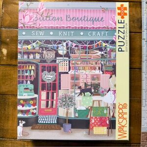 Werkshoppe 1000 piece puzzle Button Boutique